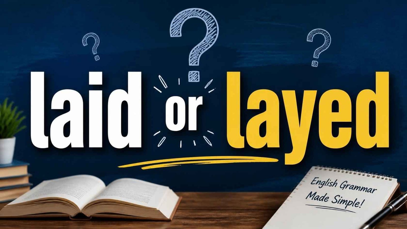 laid or layed