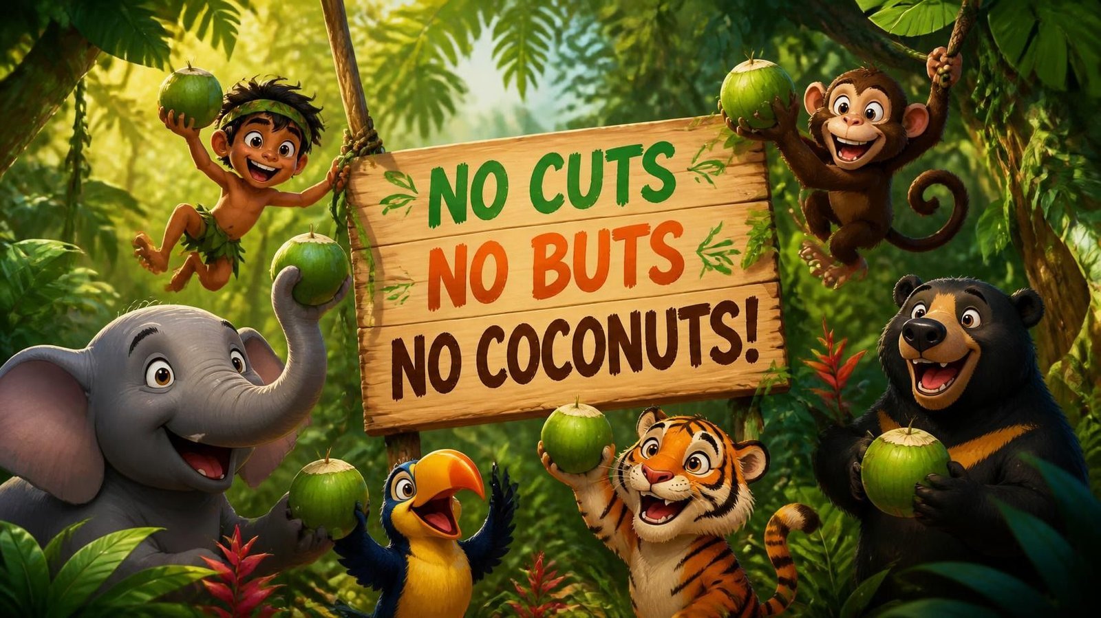 no cuts no buts no coconuts