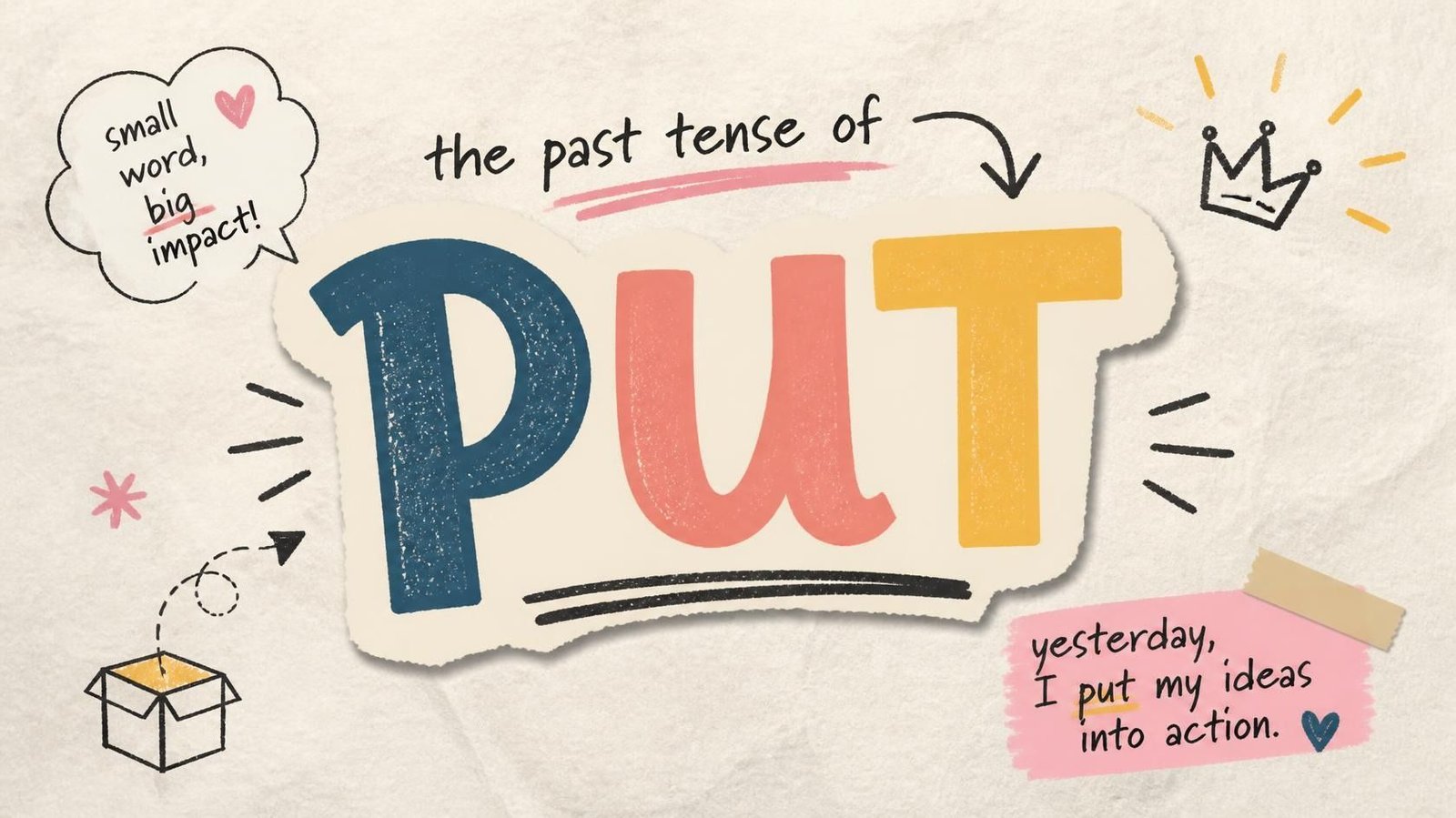 past tense of put