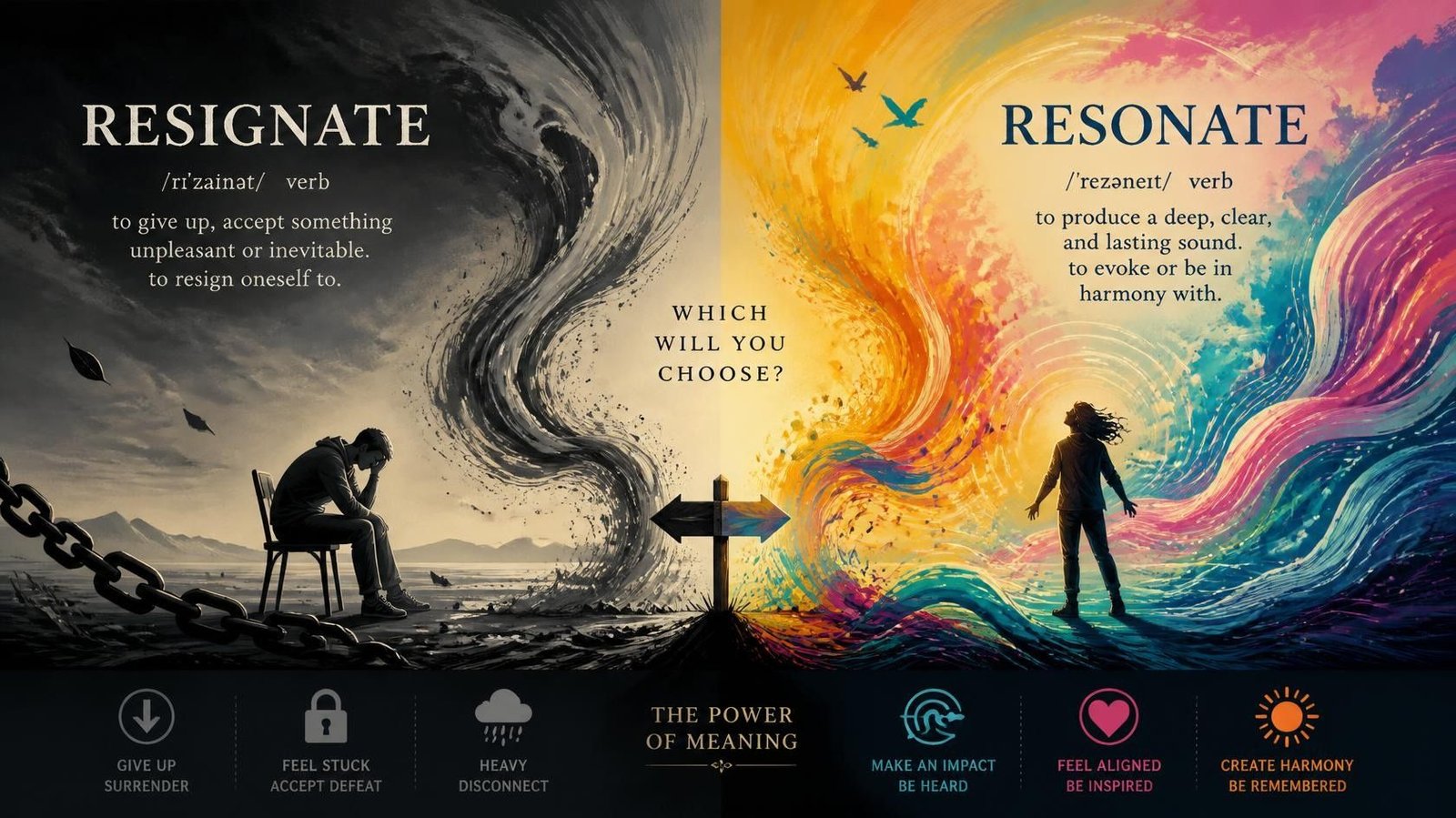 resignate vs resonate